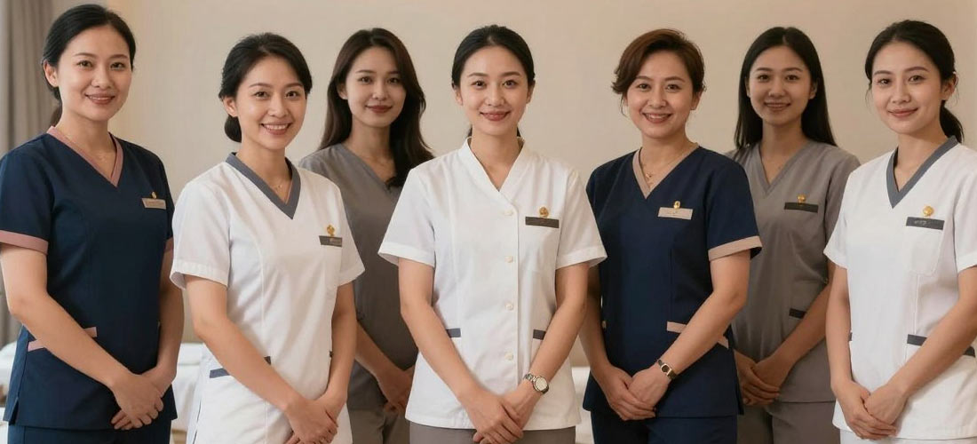 Professional massage therapists team in Kuala Lumpur