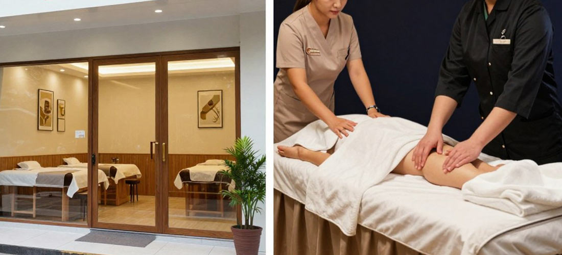 24/7 B2B massage service available in Ipoh showing night and day service