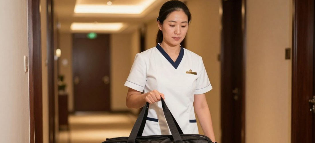 Professional therapist providing outcall b2b massage service in Klang hotel room