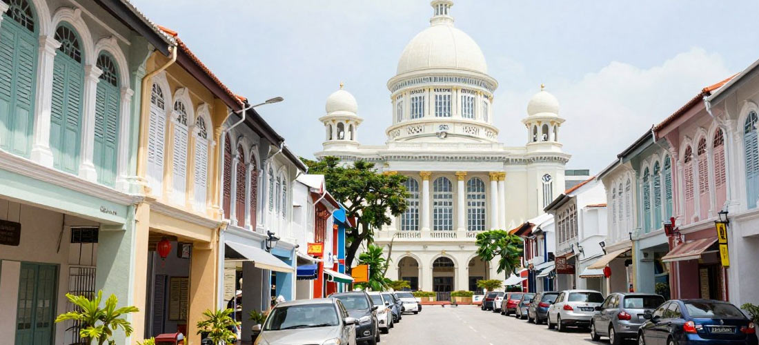 Klang Royal Town historic area where massage service is available