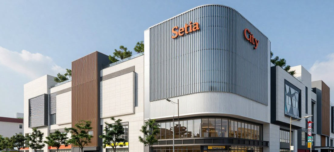 Setia City Mall area in Klang with massage service coverage