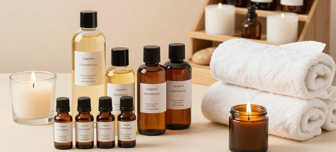 premium massage oils and amenities for b2b massage