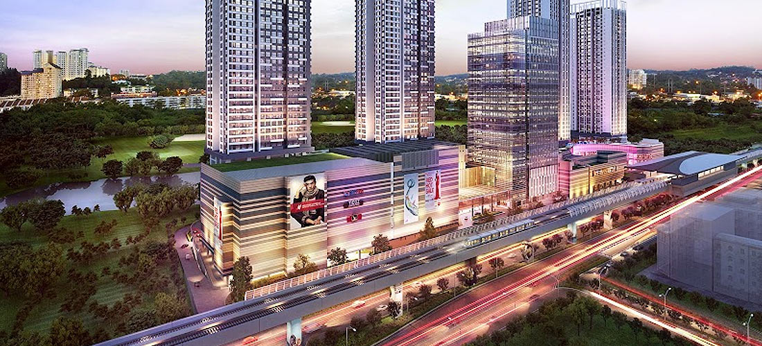 kota damansara area map showing b2b massage service coverage